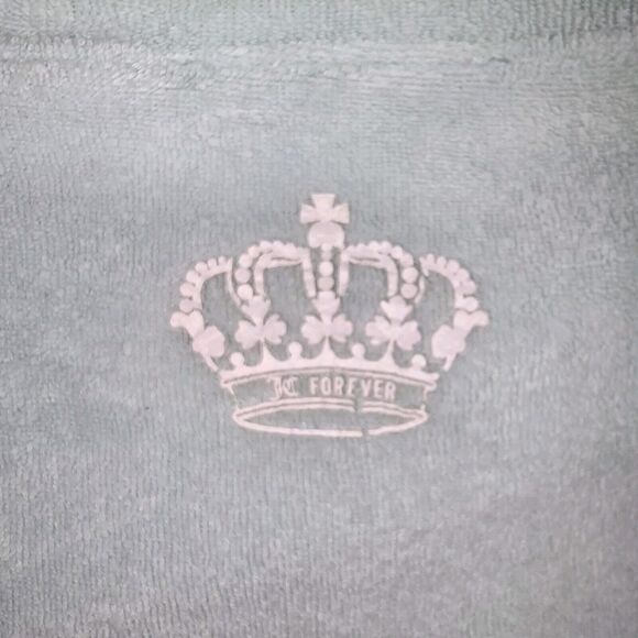Juicy Couture Forever 21 Terry Cloth Short Sleeve T Shirt Small Light Blue Y2K - Picture 9 of 10